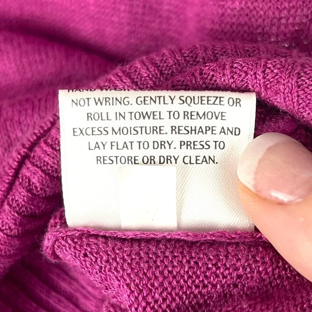 Eileen Fisher Petite Silk and Linen Button Up Cardigan Size Petite Small - Picture 7 of 9